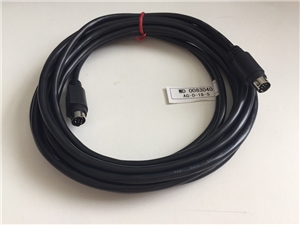 4米8針圓頭線纜MD0083040可做成三菱或臺(tái)達(dá)的PLC連接線
